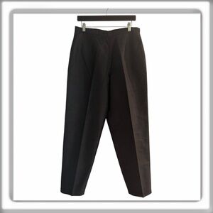 Silk Lore Beth Terrell 100% Silk Black Straight Leg Lined Pants Side Zip Size 14